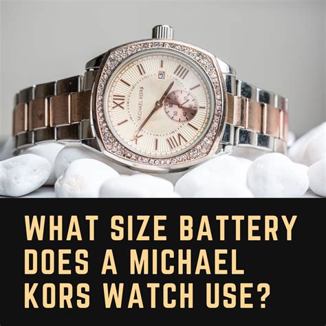 how much to replace michael kors battery|Michael Kors watch battery size.